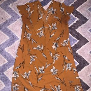Dress w/ Flower Print